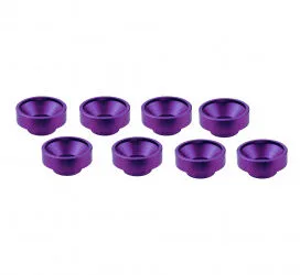 M3 ALUMINUM SERVO WASHER PURPLE (8 PCS)