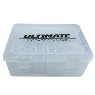 ULTIMATE PLASTIC BOX W/ 5 MED & 32 SMALL INNER BOXES