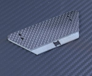 Carbon Fiber 0mm Diff Height Chassis Brace for Mayako MX8 (-25)