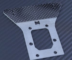 Carbon Fiber 1mm Diff Height Chassis Brace for Mayako MX8 (-25)