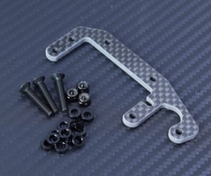 Carbon Fibre Floating Steering Servo Bracket With M3x18mm Screws and Height Shims for Mayako MX8 (-24-25)
