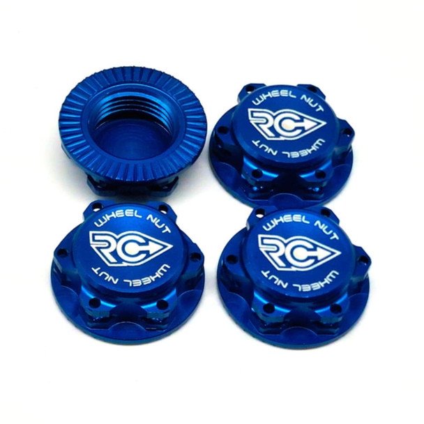 RC-Project 1/8 Wheel Nut - Blue