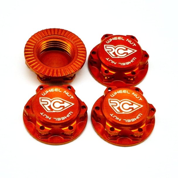 RC-Project 1/8 Wheel Nut - Orange