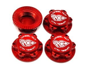 RC-Project 1/8 Wheel Nut - Red