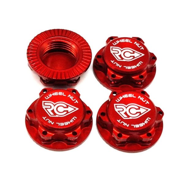 RC-Project 1/8 Wheel Nut - Red