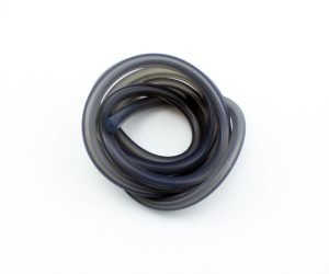 SILICONE FUEL LINE (TRANSLUCENT BLACK) 1m.