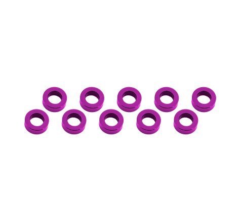 ALUMINUM SHIM (3x6x2mm) PINK (10pcs)