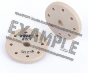 Shock pistons 6x1.3 Conical (O.D. 15.90mm/I.D. 2.6mm/H. 2.7mm) - QTY 2